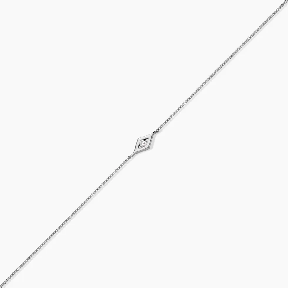 Bracelet Eirena Or Blanc Diamant