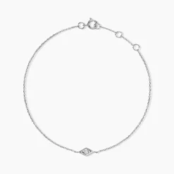 Bracelet Eirena Or Blanc Diamant