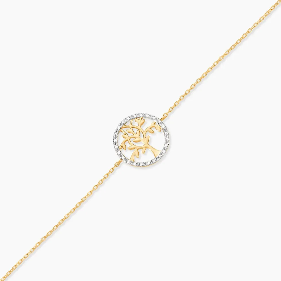 Bracelet Eleone Or Jaune Diamant