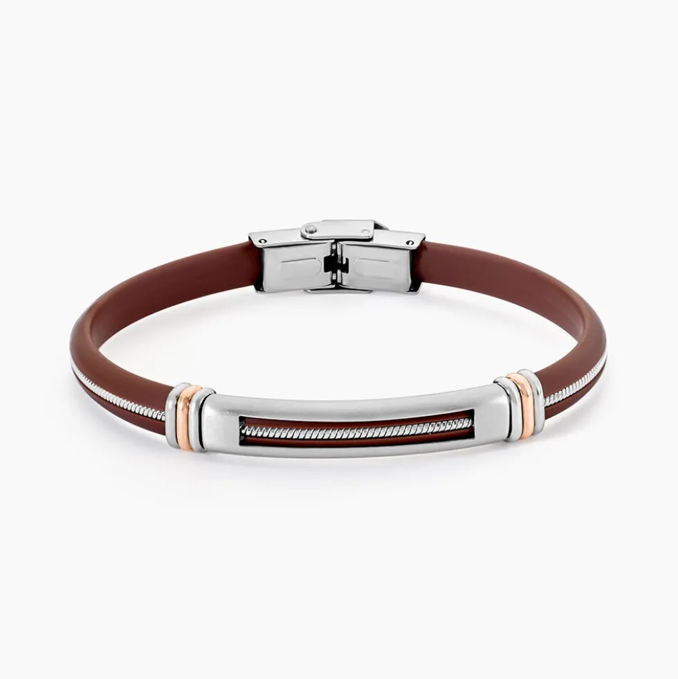 Bracelet Ellis Acier Blanc
