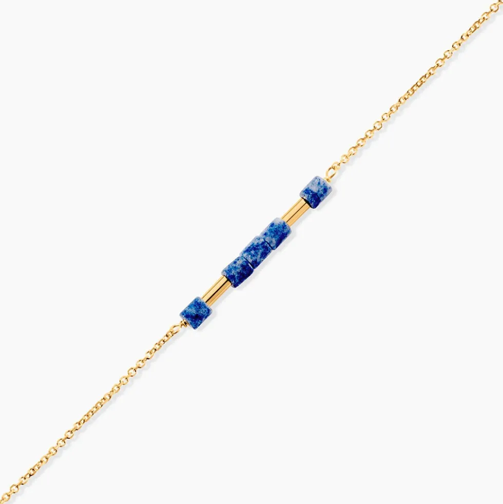 Bracelet Erdmann Or Jaune Aventurine