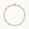 Bracelet Esma Maille Alternee 1/3 Or Jaune