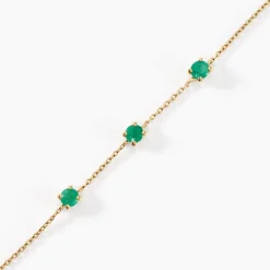 Bracelet Esmerald Rendez-vous Or Jaune Emeraude