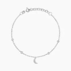 Bracelet Estrella Argent Blanc Oxyde De Zirconium