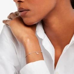 Bracelet Estrella Argent Blanc Oxyde De Zirconium