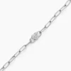 Bracelet Eternity Argent Blanc Oxyde De Zirconium