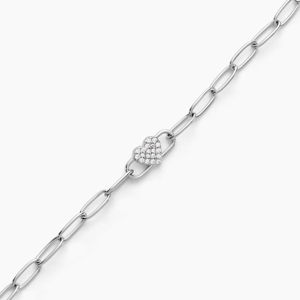 Bracelet Eternity Argent Blanc Oxyde De Zirconium