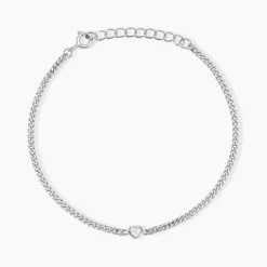 Bracelet Eternity Argent Blanc Oxyde De Zirconium