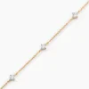 Bracelet Ethere Or Jaune Oxyde De Zirconium