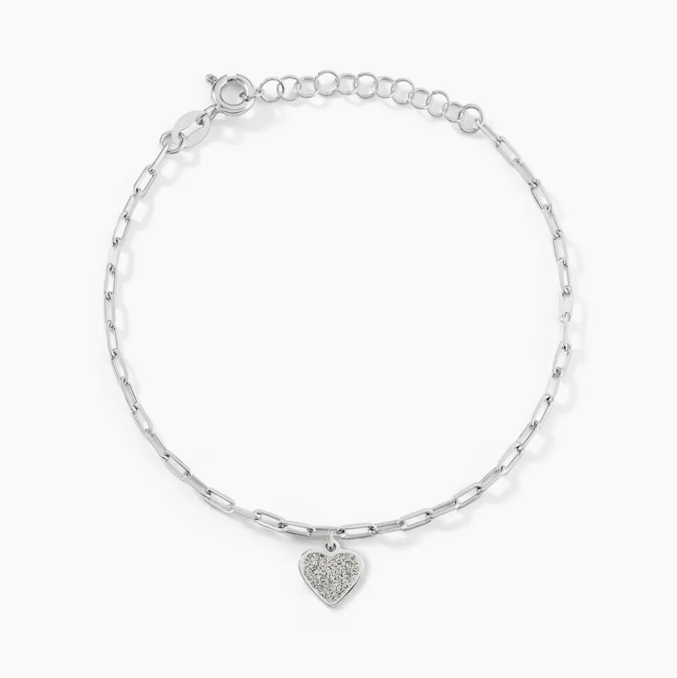 Bracelet Etincelante Argent Blanc