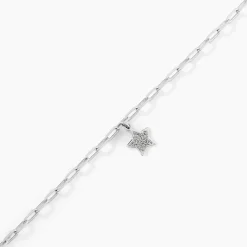 Bracelet Etincelante Argent Blanc