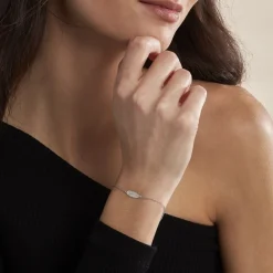 Bracelet Euriell Argent Blanc