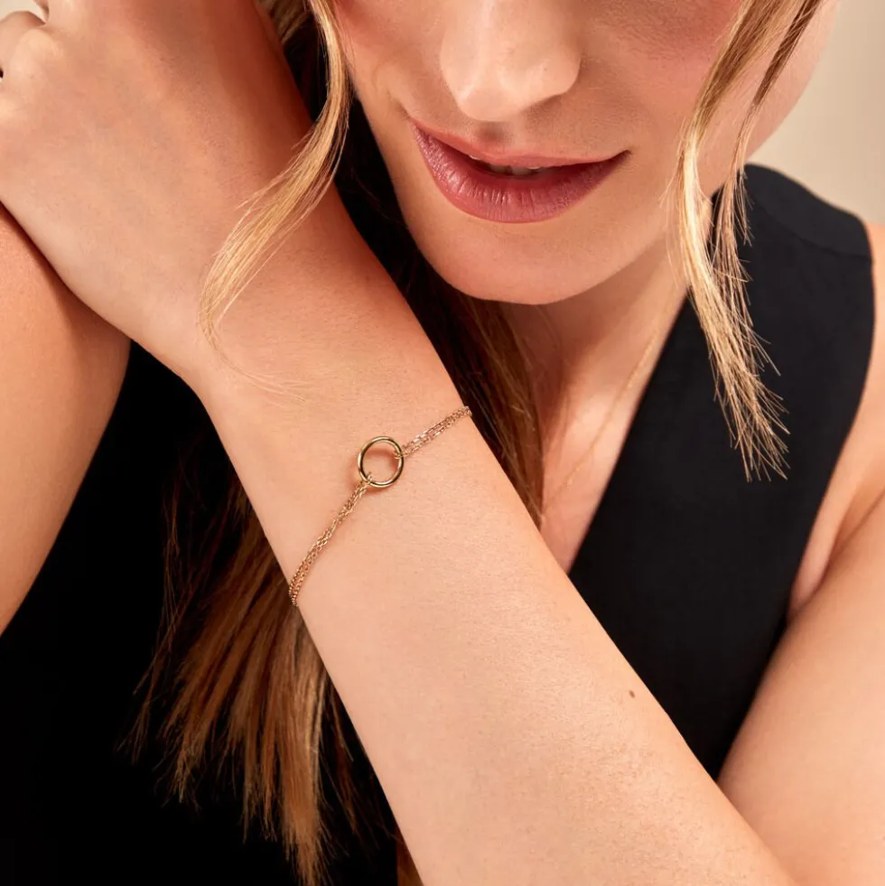 Bracelet Eva Acier Jaune