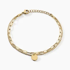 Bracelet Eva Acier Jaune