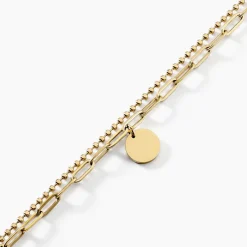 Bracelet Eva Acier Jaune