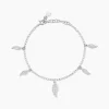 Bracelet Fabia Argent Blanc