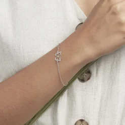 Bracelet Farfalla Argent Blanc