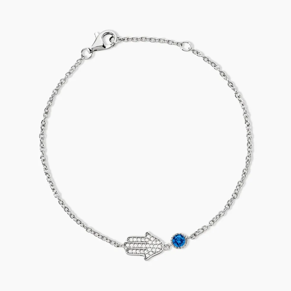 Bracelet Fidelma Argent Blanc Spinelle Oxyde De Zirconium