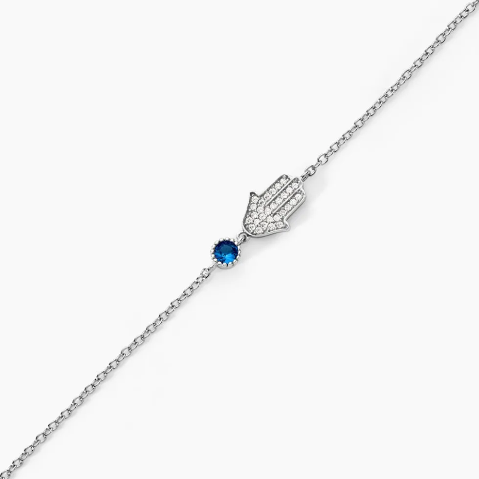 Bracelet Fidelma Argent Blanc Spinelle Oxyde De Zirconium