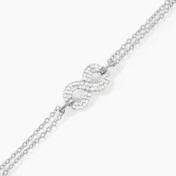 Bracelet Fily Argent Blanc Oxyde De Zirconium