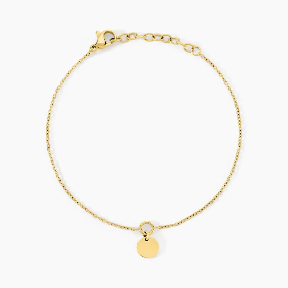 Bracelet Finesse Acier Jaune