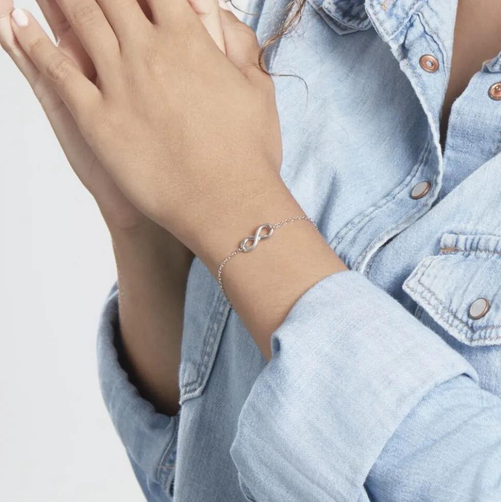 Bracelet Flavia Argent Blanc