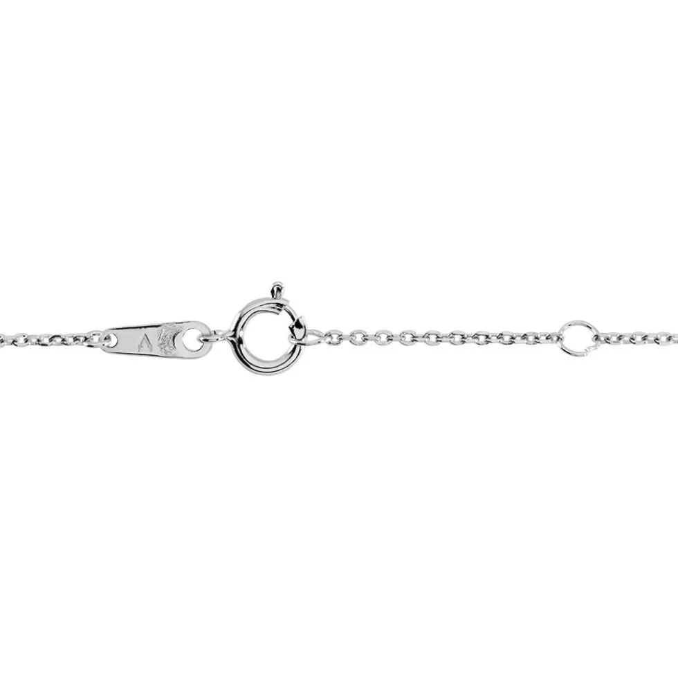 Bracelet Fleur Des Neiges Argent Blanc Oxyde De Zirconium