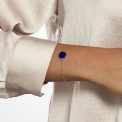Bracelet Florica Or Jaune Lapis Lazuli