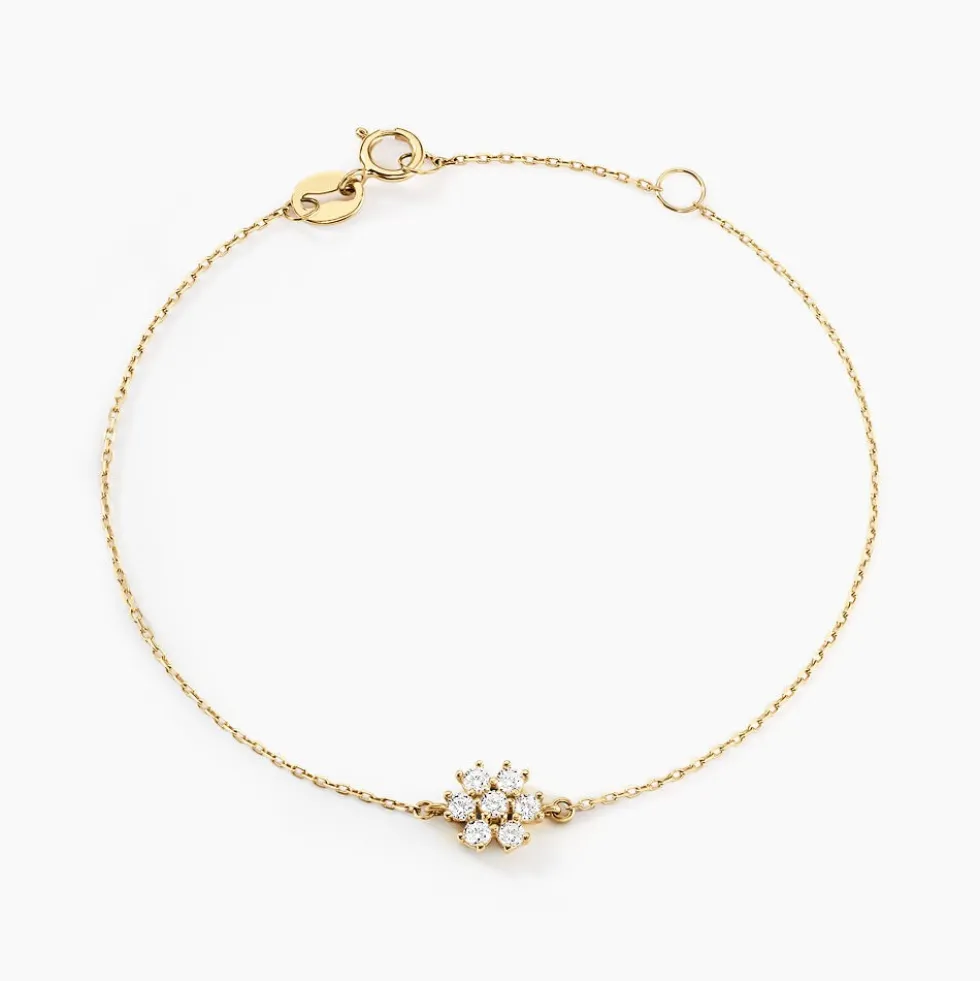Bracelet Flurry Or Jaune Oxyde De Zirconium