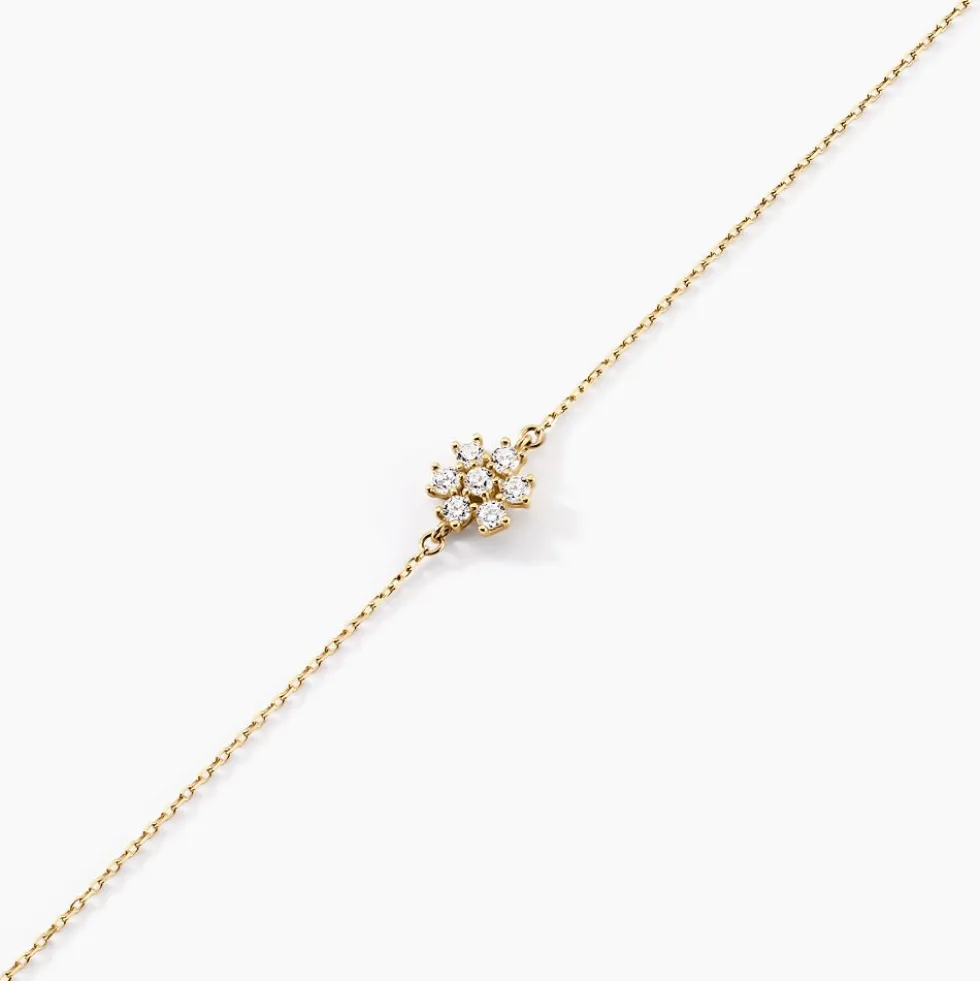 Bracelet Flurry Or Jaune Oxyde De Zirconium