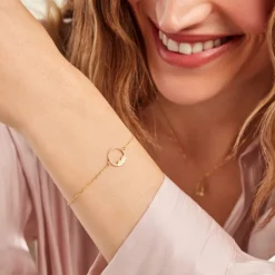 Bracelet Foliel Or Jaune