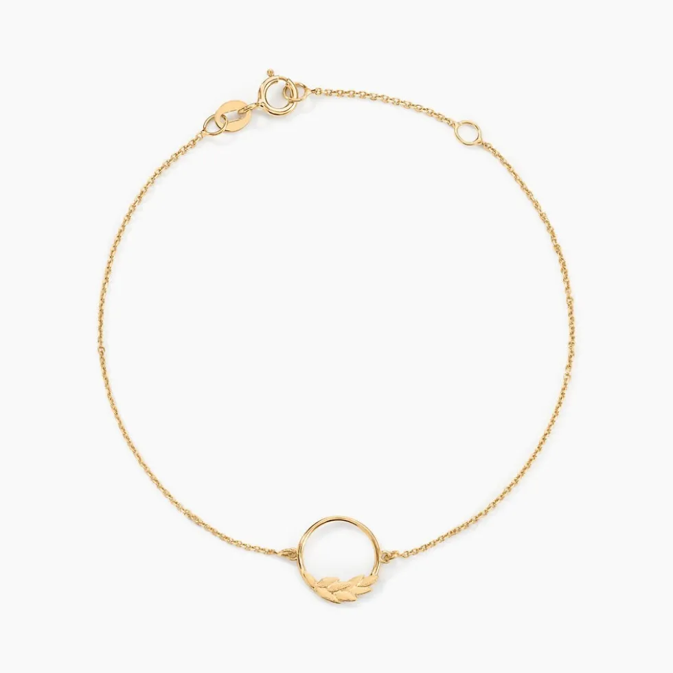 Bracelet Foliel Or Jaune