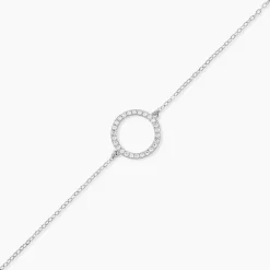 Bracelet Francesca Argent Blanc Oxyde De Zirconium