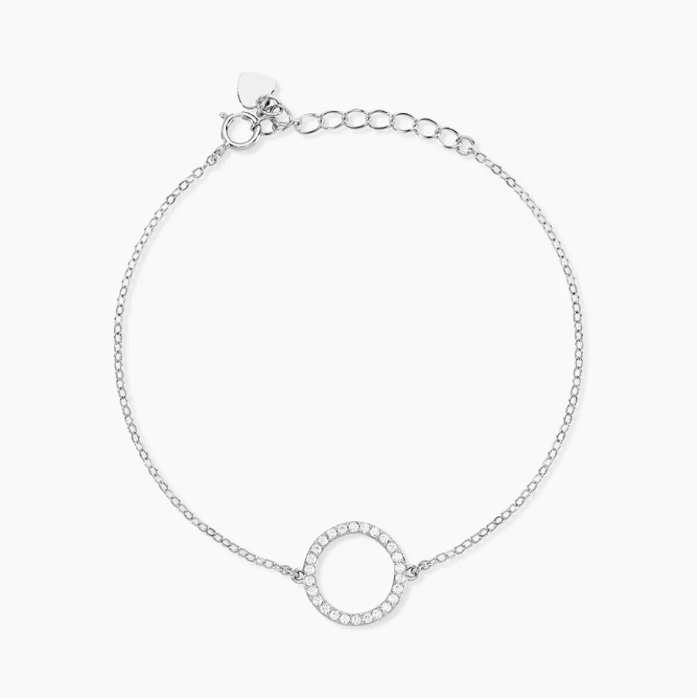 Bracelet Francesca Argent Blanc Oxyde De Zirconium