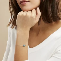 Bracelet Franz Argent Blanc Cristaux De Swarovski
