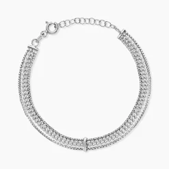 Bracelet Freja Argent Blanc