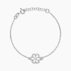 Bracelet Gaenor Argent Blanc