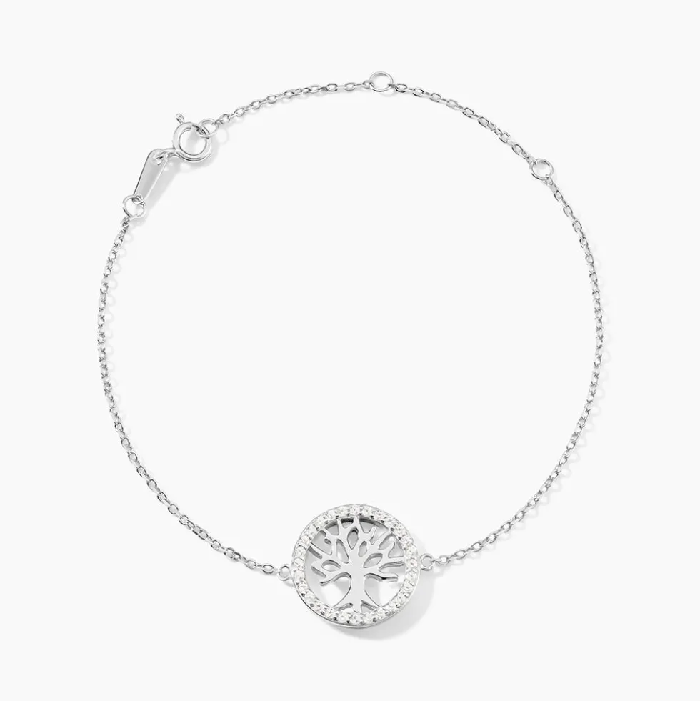 Bracelet Galla Argent Blanc Oxyde De Zirconium