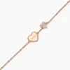 Bracelet Gloria Argent Rose Oxyde De Zirconium