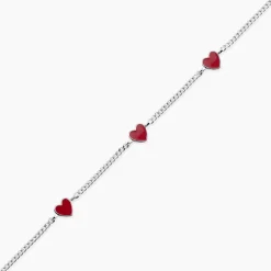 Bracelet Griotte Argent Blanc