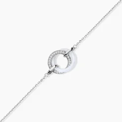 Bracelet Grizzel Argent Blanc Oxyde De Zirconium