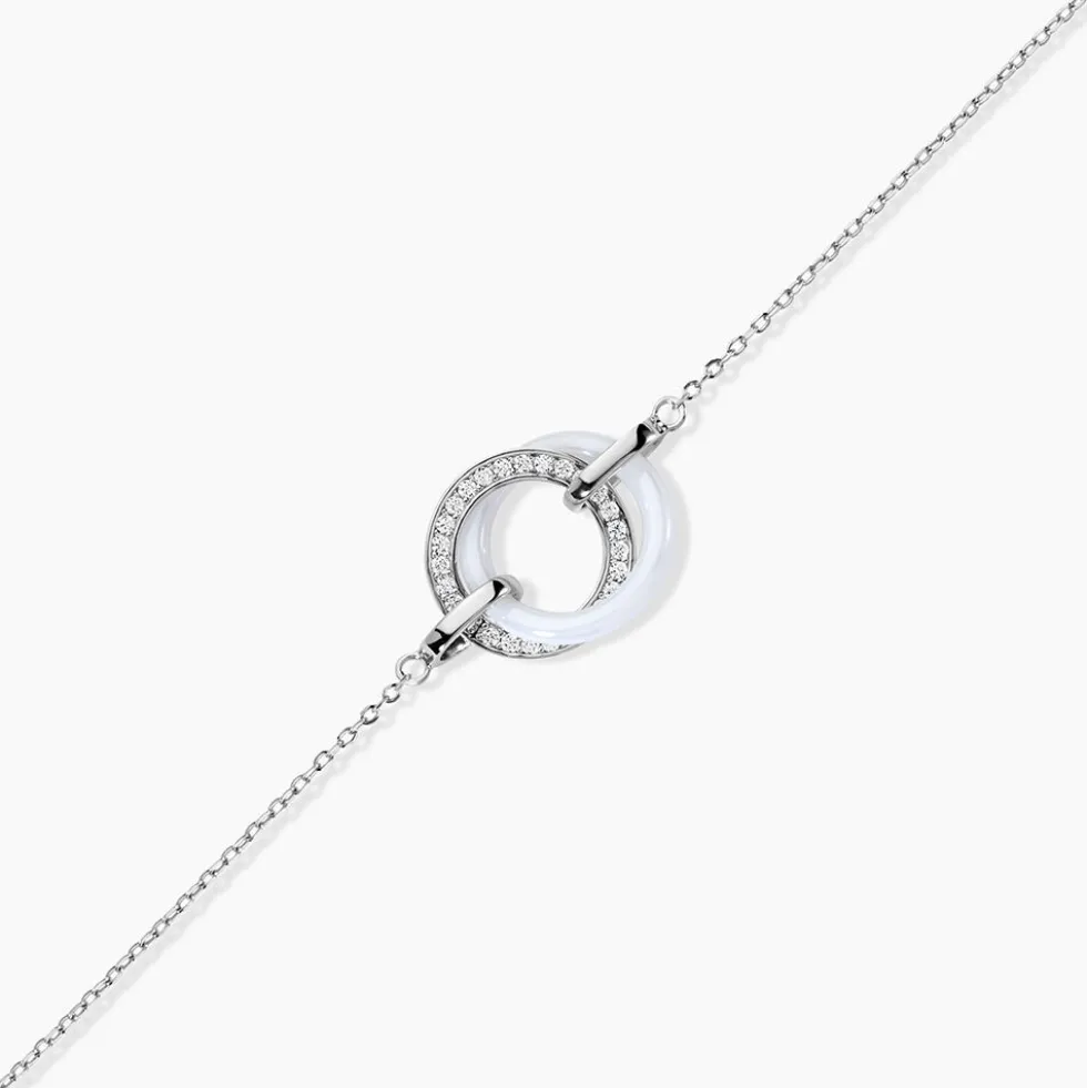 Bracelet Grizzel Argent Blanc Oxyde De Zirconium