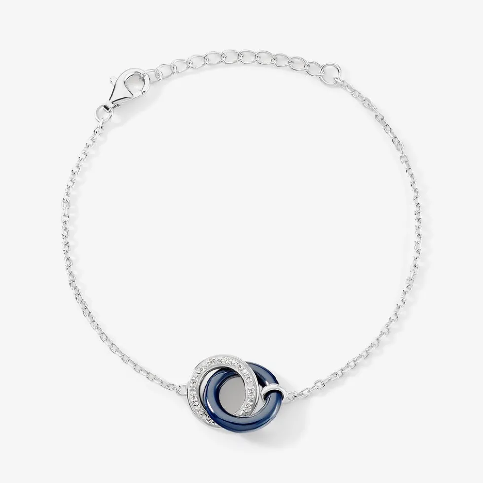 Bracelet Grizzel Argent Blanc Oxyde De Zirconium