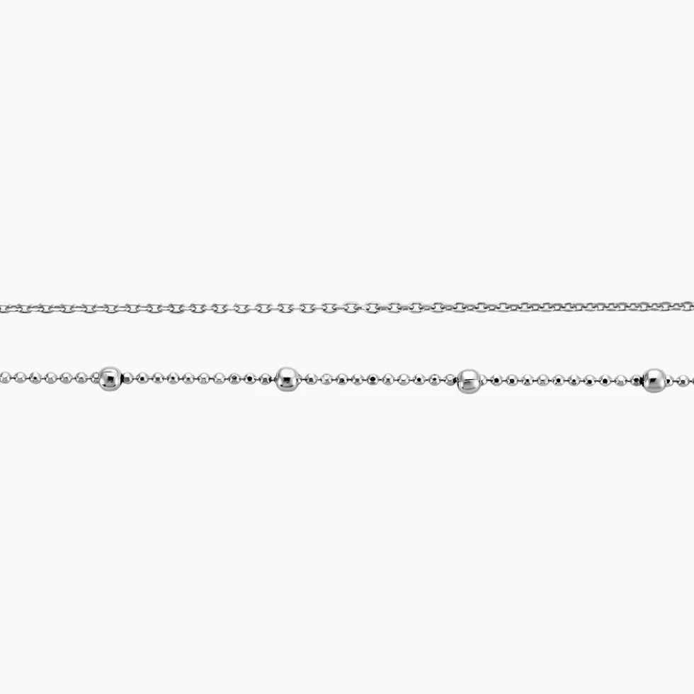 Bracelet Hayda Argent Blanc