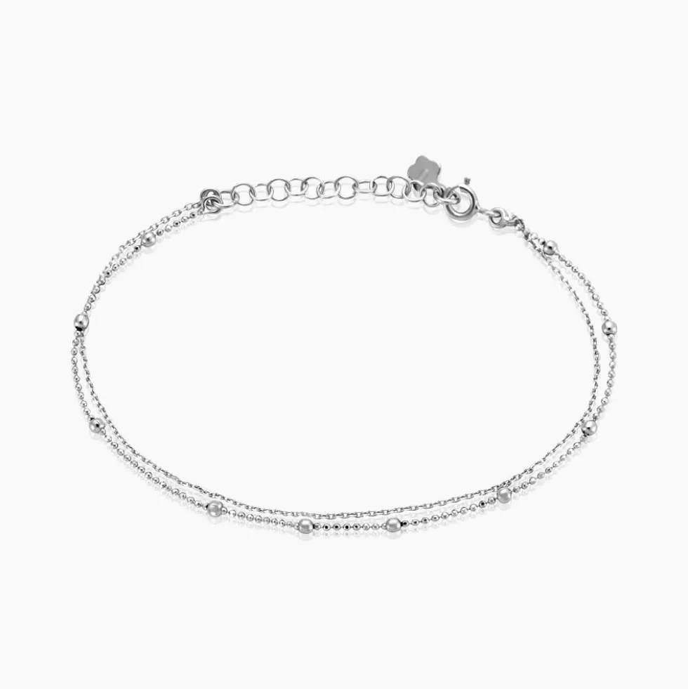 Bracelet Hayda Argent Blanc