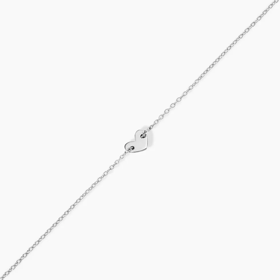 Bracelet Hearten Argent Blanc