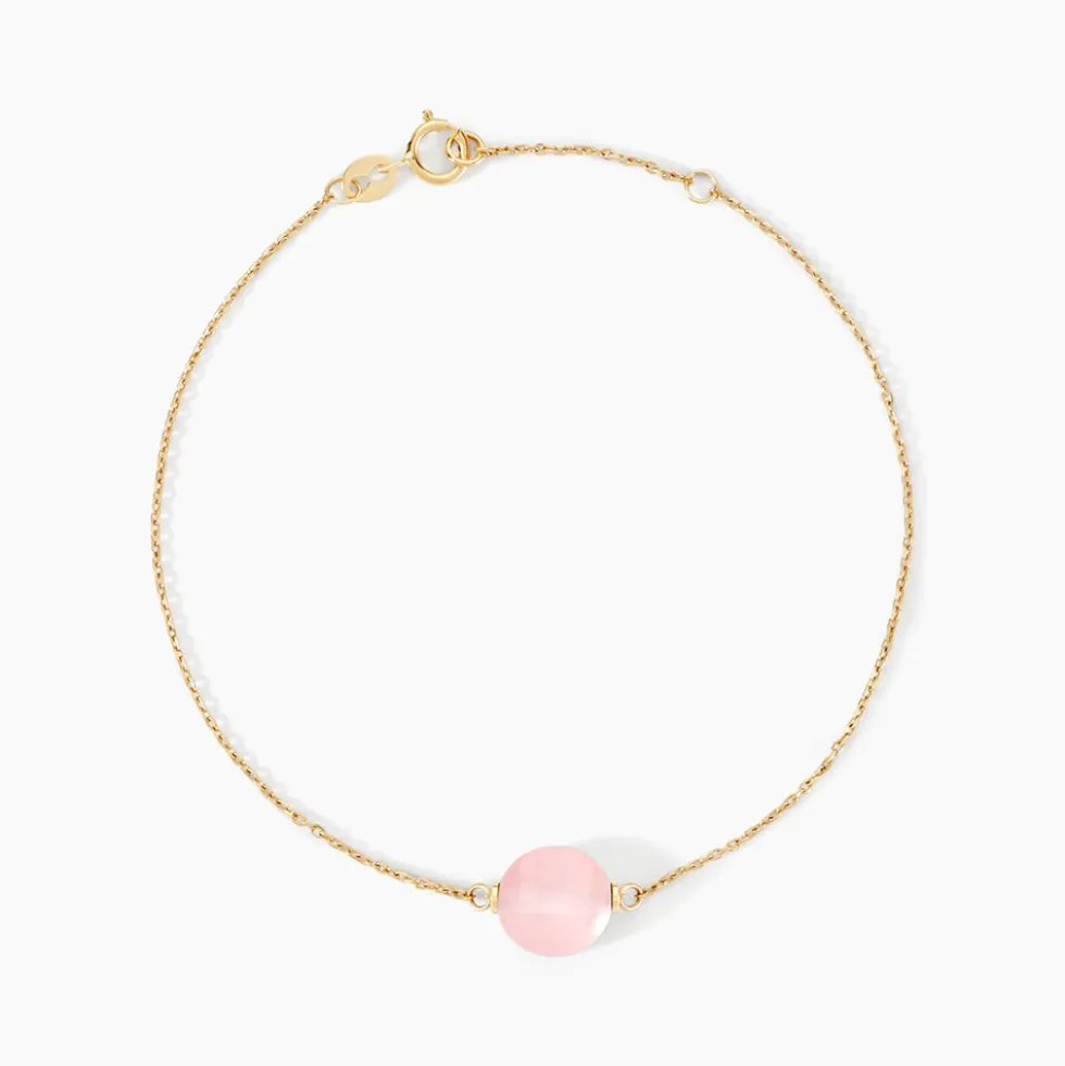 Bracelet Hege Or Jaune Quartz
