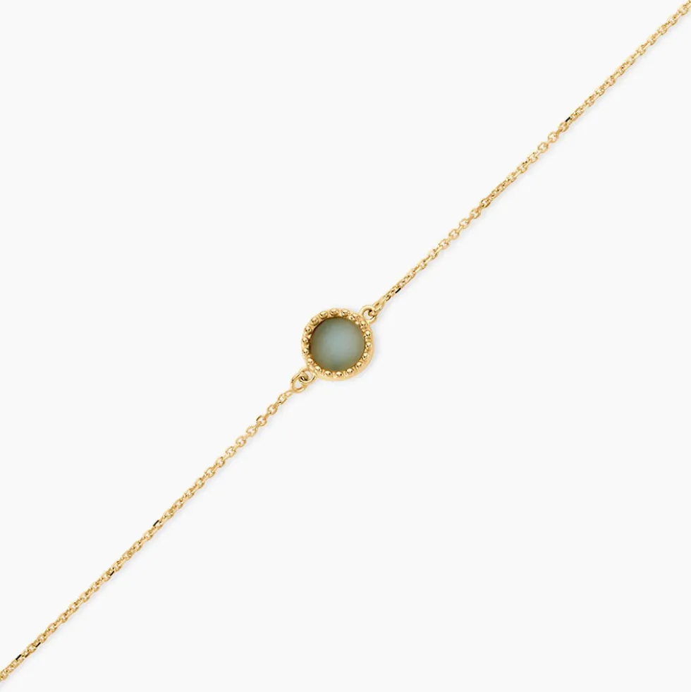 Bracelet Heida Or Jaune Amazonite