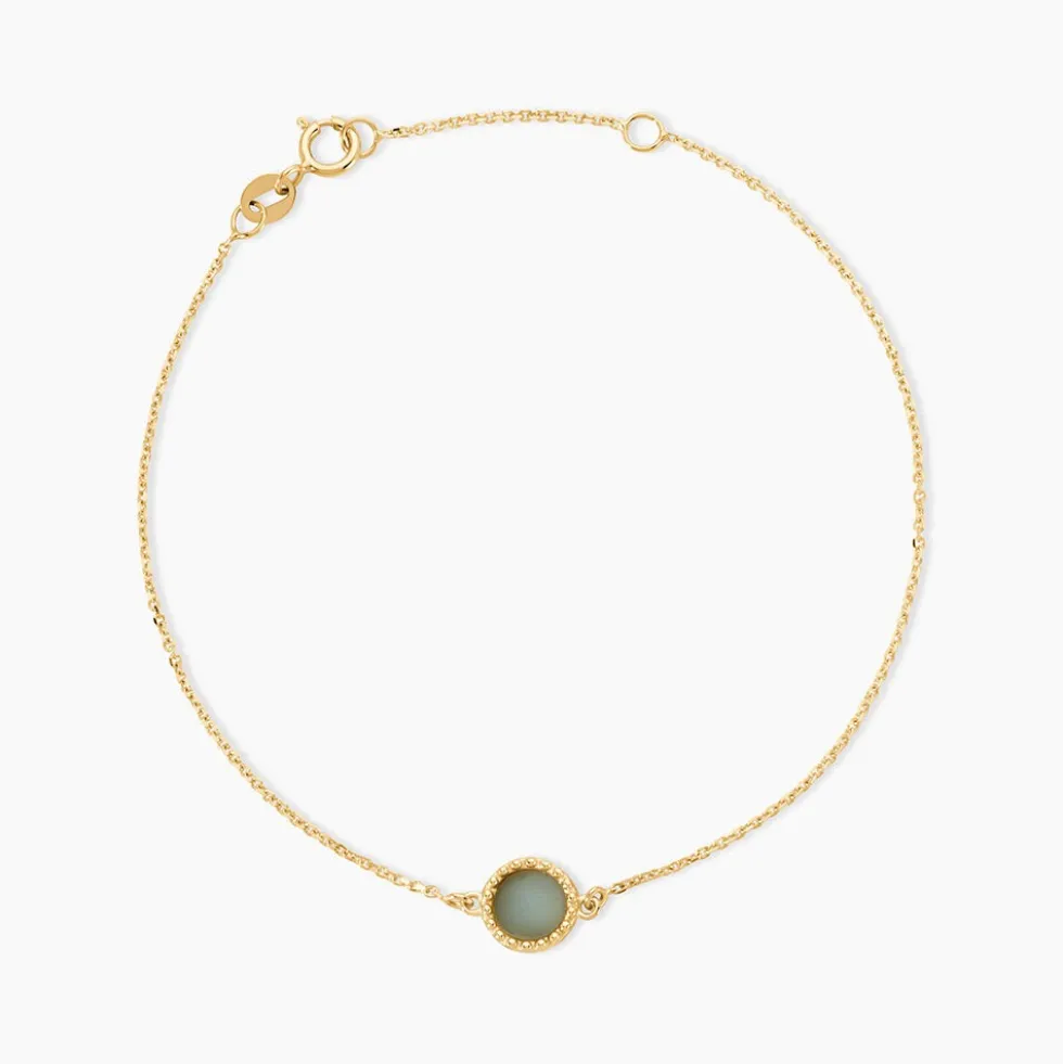 Bracelet Heida Or Jaune Amazonite