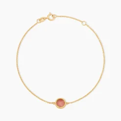Bracelet Heida Or Jaune Calcédoine